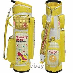 LOONEY TUNES TWEETY Golf LTCM005 Cart Caddie Bag Yellow Size 8.5 4way Japan