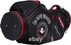 Le Coq Sportif Golf Cart Men's Caddy Bag 9 x 47 Inch 3kg Black QQBTJJ07