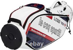 Le Coq Sportif Golf Men's Cart Caddy Bag 9 x 47 Inch 3kg White QQBTJJ08