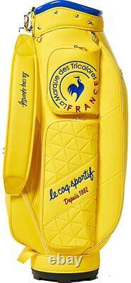 Le coq Sportif Golf Ladies Cart Caddy Bag 8.5 x 46 Inch 2.9kg Yellow QQCTJJ02