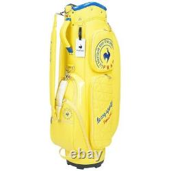 Le coq Sportif Golf Ladies Cart Caddy Bag 8.5 x 46 Inch 2.9kg Yellow QQCTJJ02