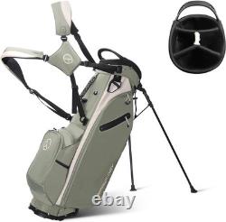 Lightweight Golf Stand Bag 4-Way Top Dividers 8 Pockets Cooler Strap #R01