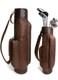 Littlefield & Co Leather Golf Bag With Top Divider & Shoulder Strap