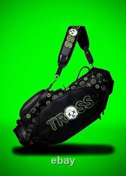 Luxury Staff Golf Bag Tross Black and Neon Green