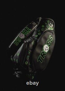 Luxury Staff Golf Bag Tross Black and Neon Green