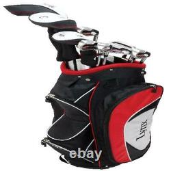Lynx Power Tune Men's Complete 11-Piece Golf Club Set with Cart Bag, Right Hande