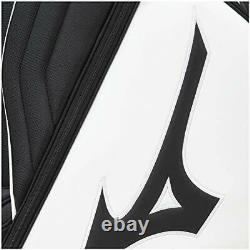 MIZUNO Golf Men's Caddy Bag ST LIGHT 9.5 x 47 inch 2.8kg White Black 5LJC210100