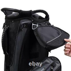 MacGregor Golf Hybrid Stand / Cart Golf Bag with 14 Way Divider, Black