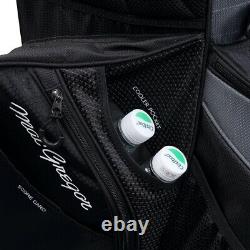 MacGregor Golf Hybrid Stand / Cart Golf Bag with 14 Way Divider, Black