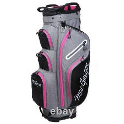 MacGregor Golf Ladies Mac 2.0 Heather Cart Bag with 14 Full Length Dividers Pink