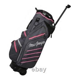 MacGregor Golf VIP Ladies Cart Bag with Built In Wheels / Handle, 14 Way Divider