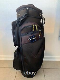 Macanudo Cigar Golf Cart Bag With12 Cigar Pockets 8 Way WithHead Cover Club 94