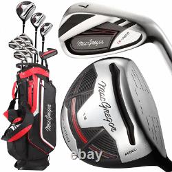 Macgregor Cg3000 Mens Complete Graphite Golf Set +deluxe Cart Bag / 2021 Model