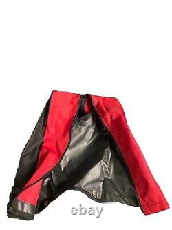 Maker's Mark Datrek Golf Cart Bag Black And Red 7-Dividers 3 Pockets Rain Cover