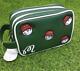 Malbon Golf Cart Bag Pouch Handbag Ball Bag White/green/brown Golf Essential