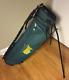 Masters Augusta National Golf Bag Green Carry Stand 3 Divider 5 Pkt Single Strap