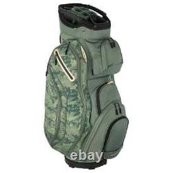 Maxfli 2021 Honors+ 14-Way Cart Bag Camo Cooler, Valuables, Magnetic Pocket