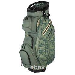 Maxfli 2021 Honors+ 14-Way Cart Bag Camo Cooler, Valuables, Magnetic Pocket