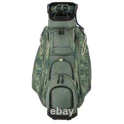 Maxfli 2021 Honors+ 14-Way Cart Bag Camo Cooler, Valuables, Magnetic Pocket