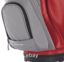 Maxfli 2021 Honors+ 14-Way Cart Bag Red/Grey