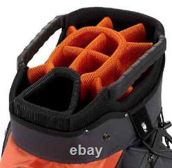 Maxfli 2021 Honors+ 14-Way Cart Bag, Volt Orange