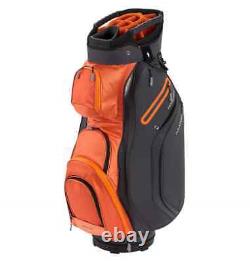 Maxfli 2021 Honors+ 14-Way Cart Bag, Volt Orange