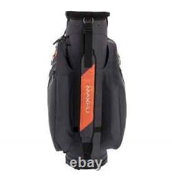 Maxfli 2021 Honors+ 14-Way Cart Bag, Volt Orange