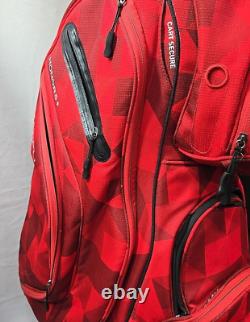 Maxfli Honors+ Red 14-Way Cart Bag No Rain Cover Rare Color READ DESCRIPT