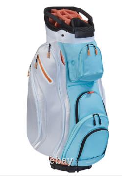 Maxfli Women's 2021 Honors+ 14-Way Cart Bag/Blue/Gray