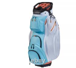 Maxfli Women's Honors+ 14-Way Cart Bag/Blue/Gray