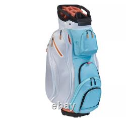 Maxfli Women's Honors+ 14-Way Cart Bag/Blue/Gray