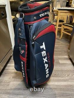 Men's NFL Cart Golf Bag Houston Texans 14 Way