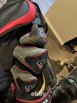 Men's NFL Cart Golf Bag Houston Texans 14 Way