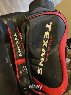 Men's NFL Cart Golf Bag Houston Texans 14 Way