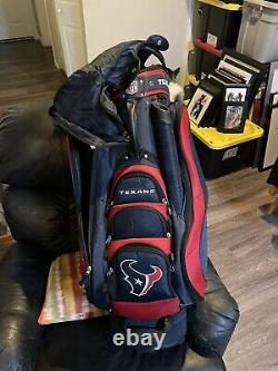 Men's NFL Cart Golf Bag Houston Texans 14 Way