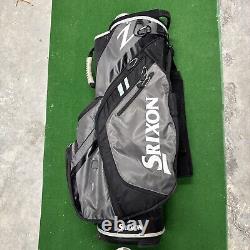 Men's Srixon Z Cart Bag Black/Grey- 14 Way Plus Putter Well Good Used Conditio