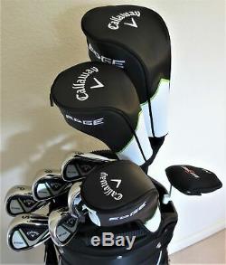 Mens Callaway Complete Golf Set Driver, Wood, Hybrid, Irons Putter Cart Bag Reg