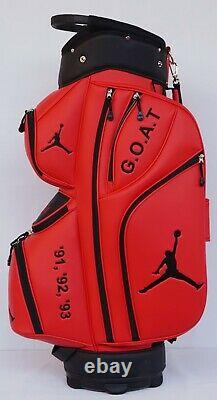 Michael Jordan Custom Golf Cart Bag Fully Customized Air Jordan Jumpman 23