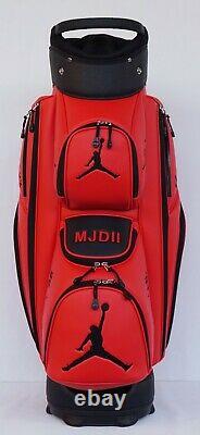 Michael Jordan Custom Golf Cart Bag Fully Customized Air Jordan Jumpman 23