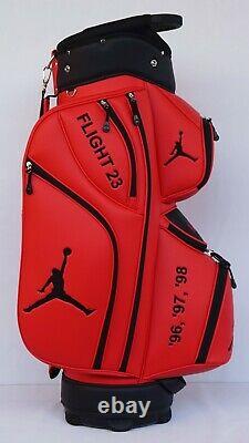 Michael Jordan Custom Golf Cart Bag Fully Customized Air Jordan Jumpman 23