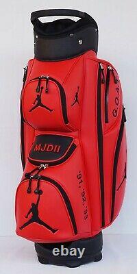 Michael Jordan Custom Golf Cart Bag Fully Customized Air Jordan Jumpman 23