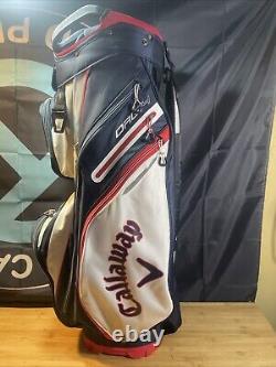 Mint Callaway Golf 2024 Org 14 Cart Bag 14-Way Red White & Blue