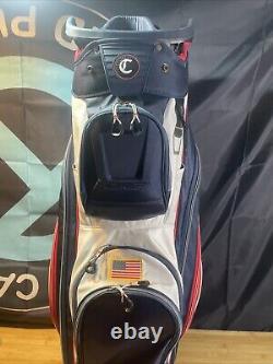 Mint Callaway Golf 2024 Org 14 Cart Bag 14-Way Red White & Blue