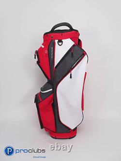 Mint! Cobra UltraLight Pro 14-Way Cart Golf Bag withRainhood Red/White 309953