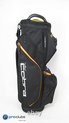 Mint! Cobra UltraLight Pro Golf Bag withRainhood Black/Orange/White 326212