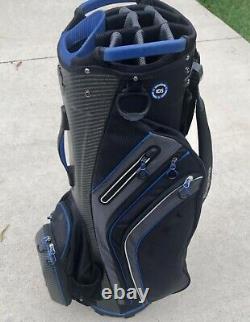 Mint Condition BagBoy Golf Cart Bag! With Rain Hood! 14 Dividers! Carbon Fiber