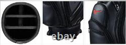 Mizuno 2019 RB Style Men's Caddie Bag Cart 9.5In 8.5lb 5Way PVC Enamel EMS Black