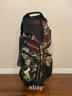 Mizuno BR-D4C Cart Bag, 14 Way Dividers, Woodlands Camo, Excellent Condition