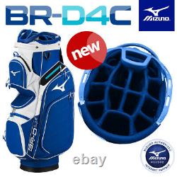 Mizuno BR-D4C Golf Cart/Trolley Bag Full 14-WAY Dividers Staff/White NEW! 2020