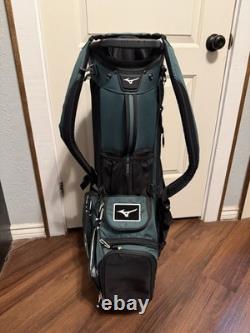 Mizuno BR-DX Stand Golf Bag Green Black 14-Way Divider Lightweight Polyester